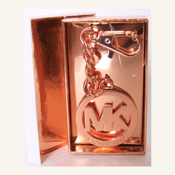 Michael Kors Accessories - Michael Kors Rose Gold Key Chain/Charm/Purse Decor